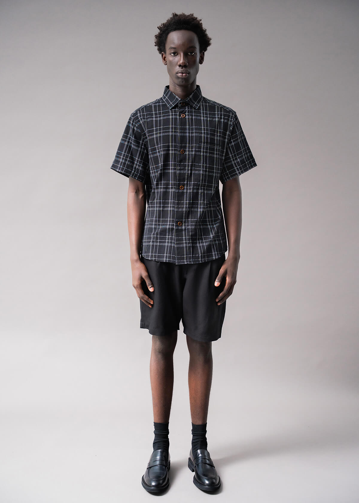 Tron 2-D Plaid Black