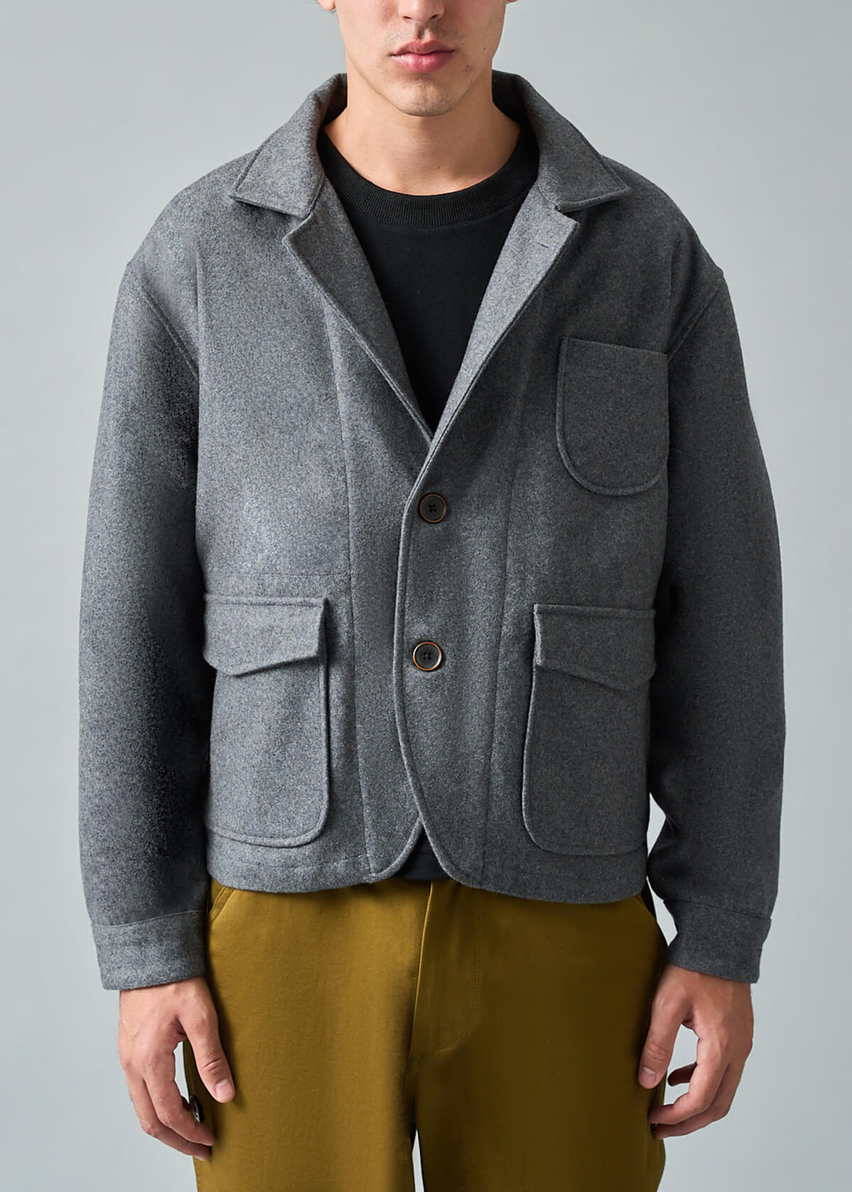 Heather Grey Operator Jacket