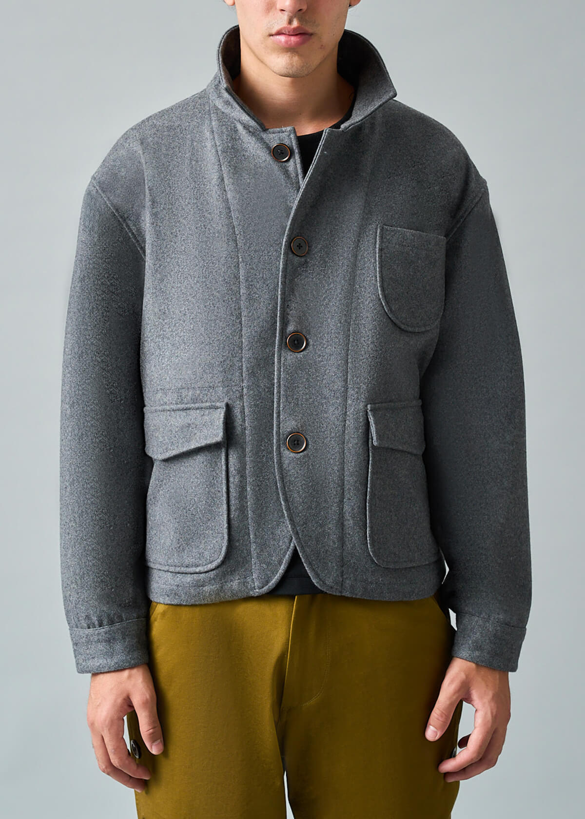 Heather Grey Operator Jacket