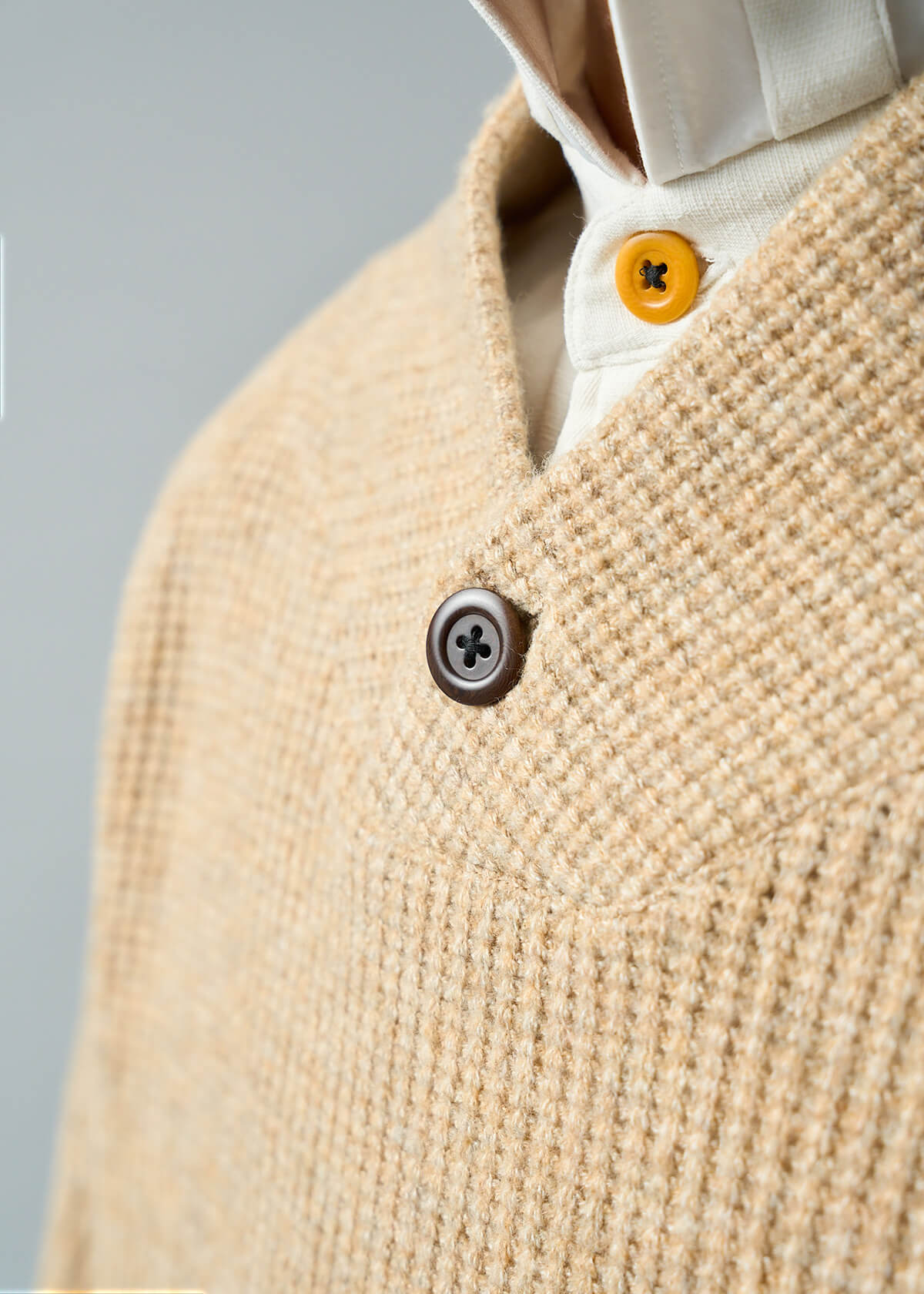 Loft-Grid Shawl Taupe