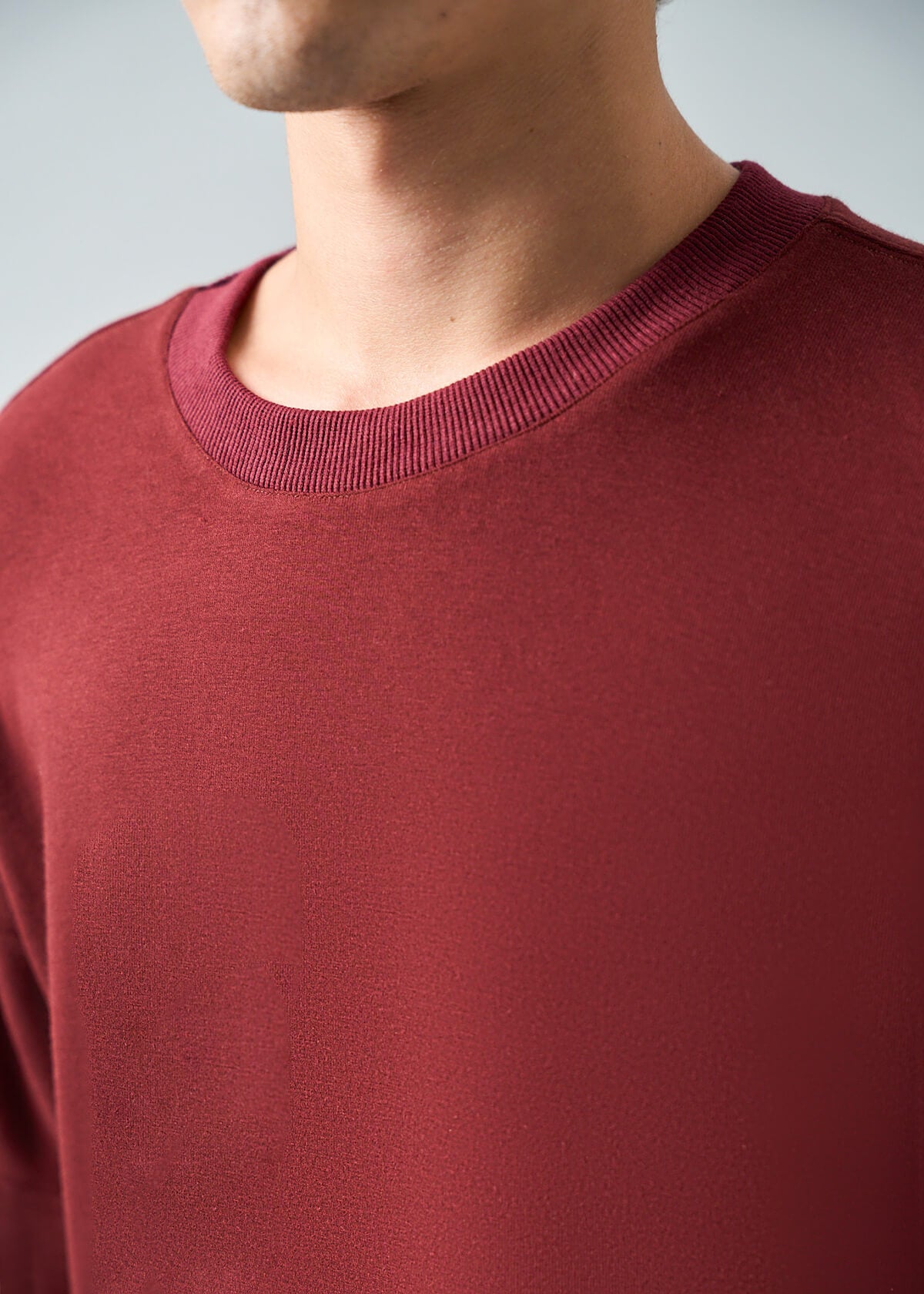 Framed Luxe Tee Burgundy