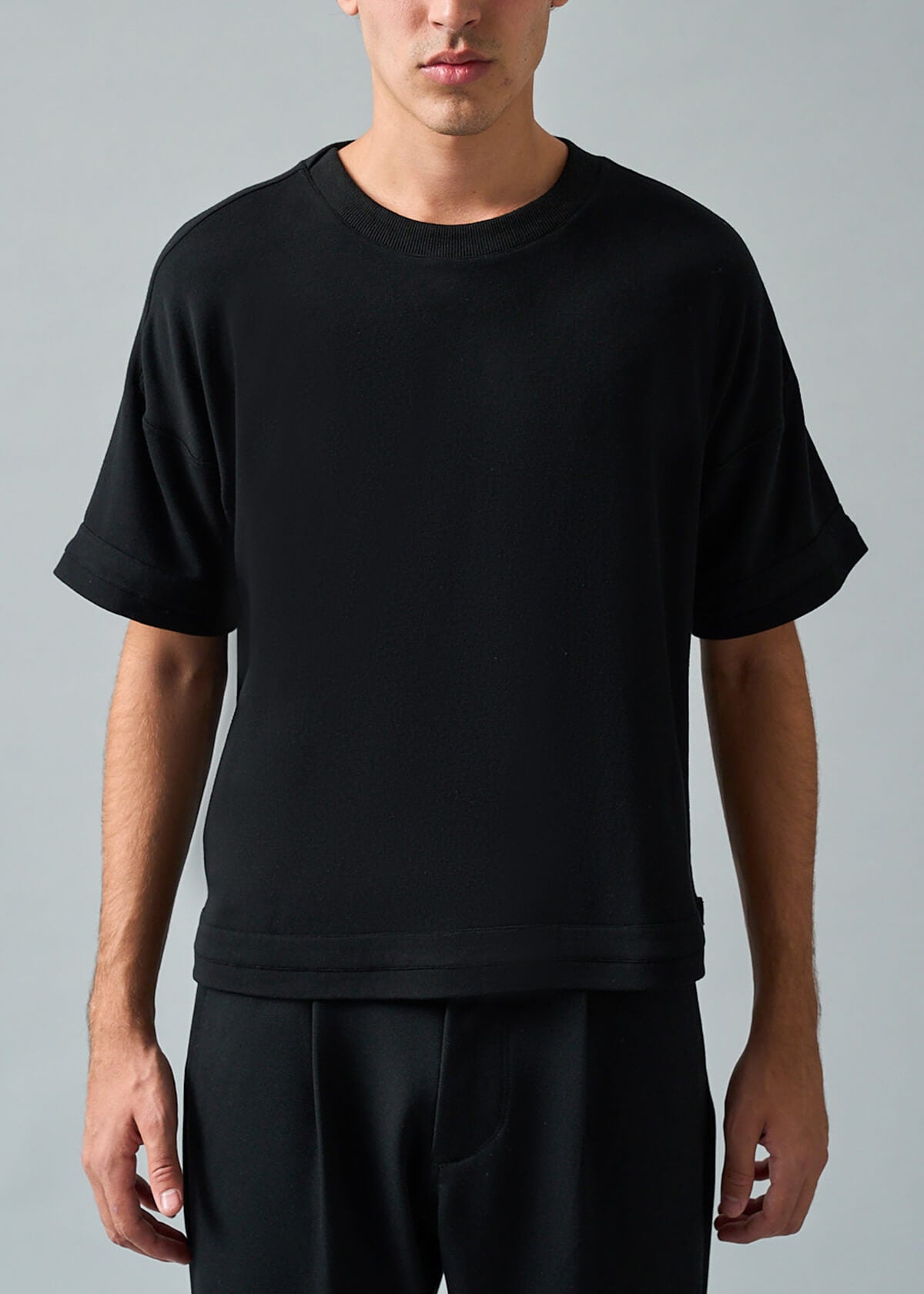 Framed Luxe Tee Black
