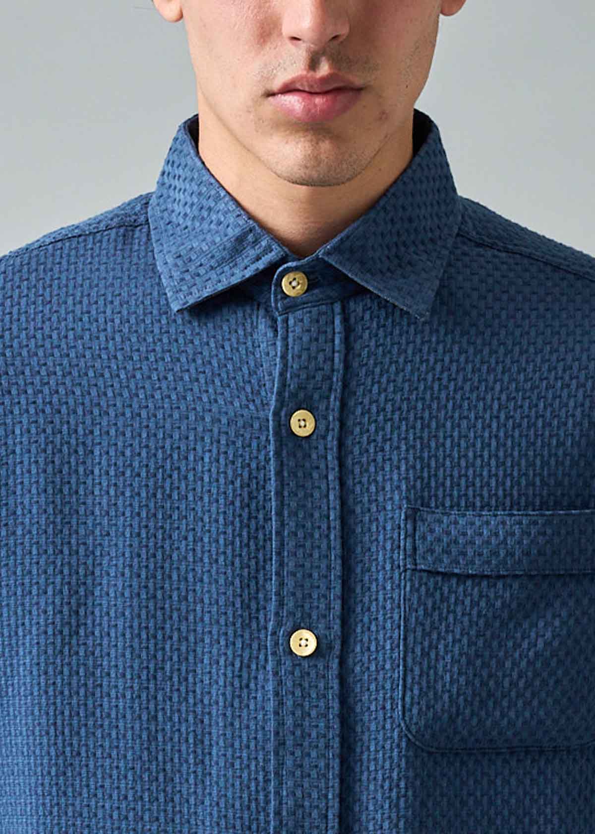 Inter-Weave Navy Shirt