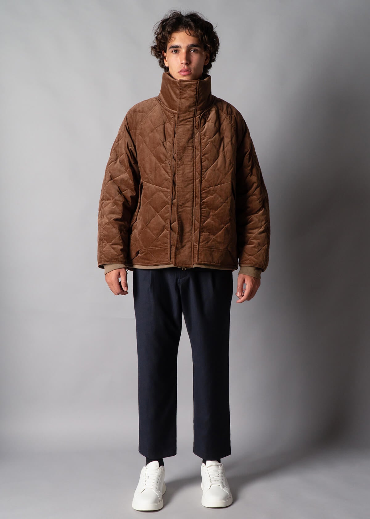 Salvo Quilt Jkt Brown