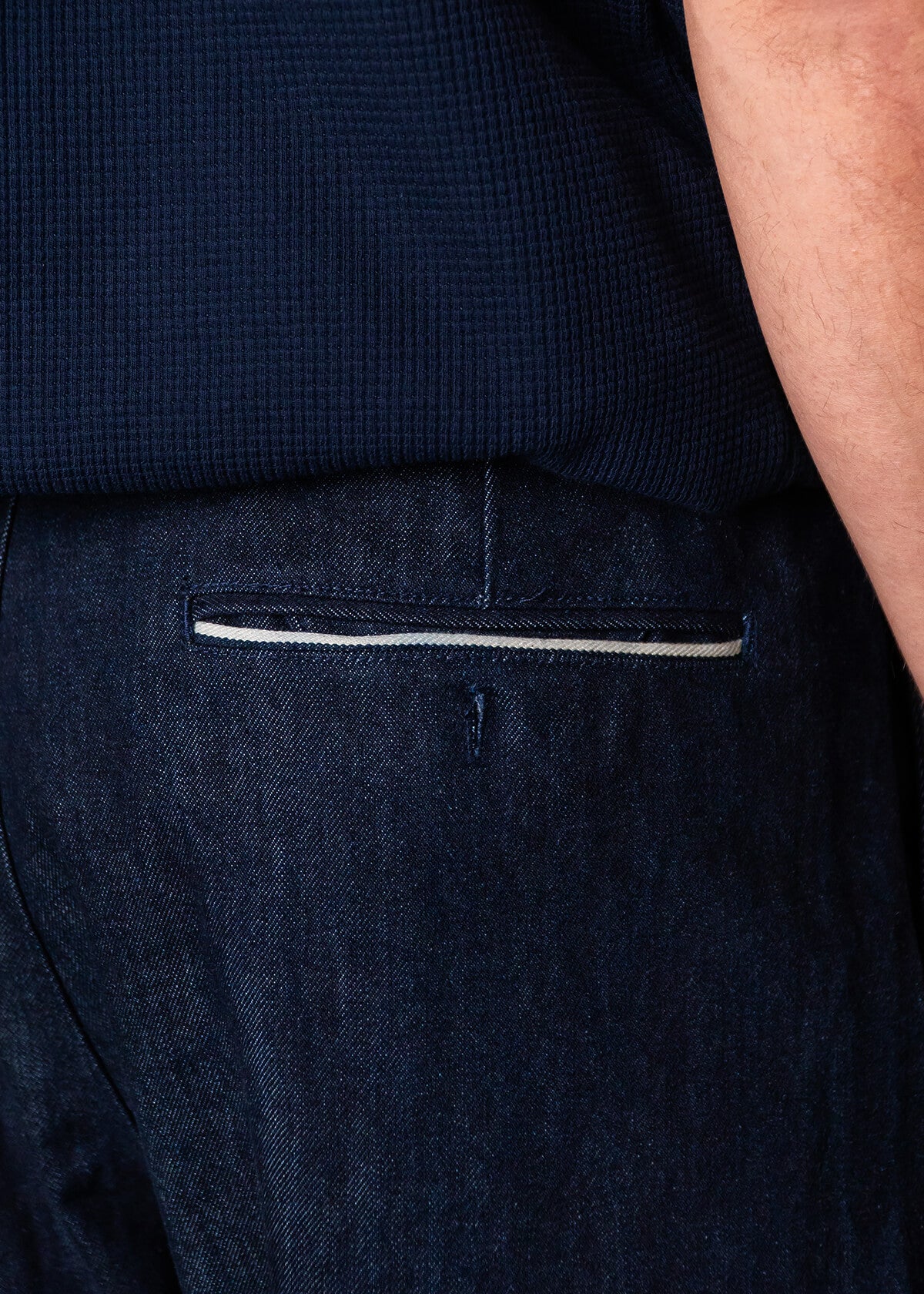 Descendant of Thieves NYC Indigo Selvage: Boxer Fit Denim Pant