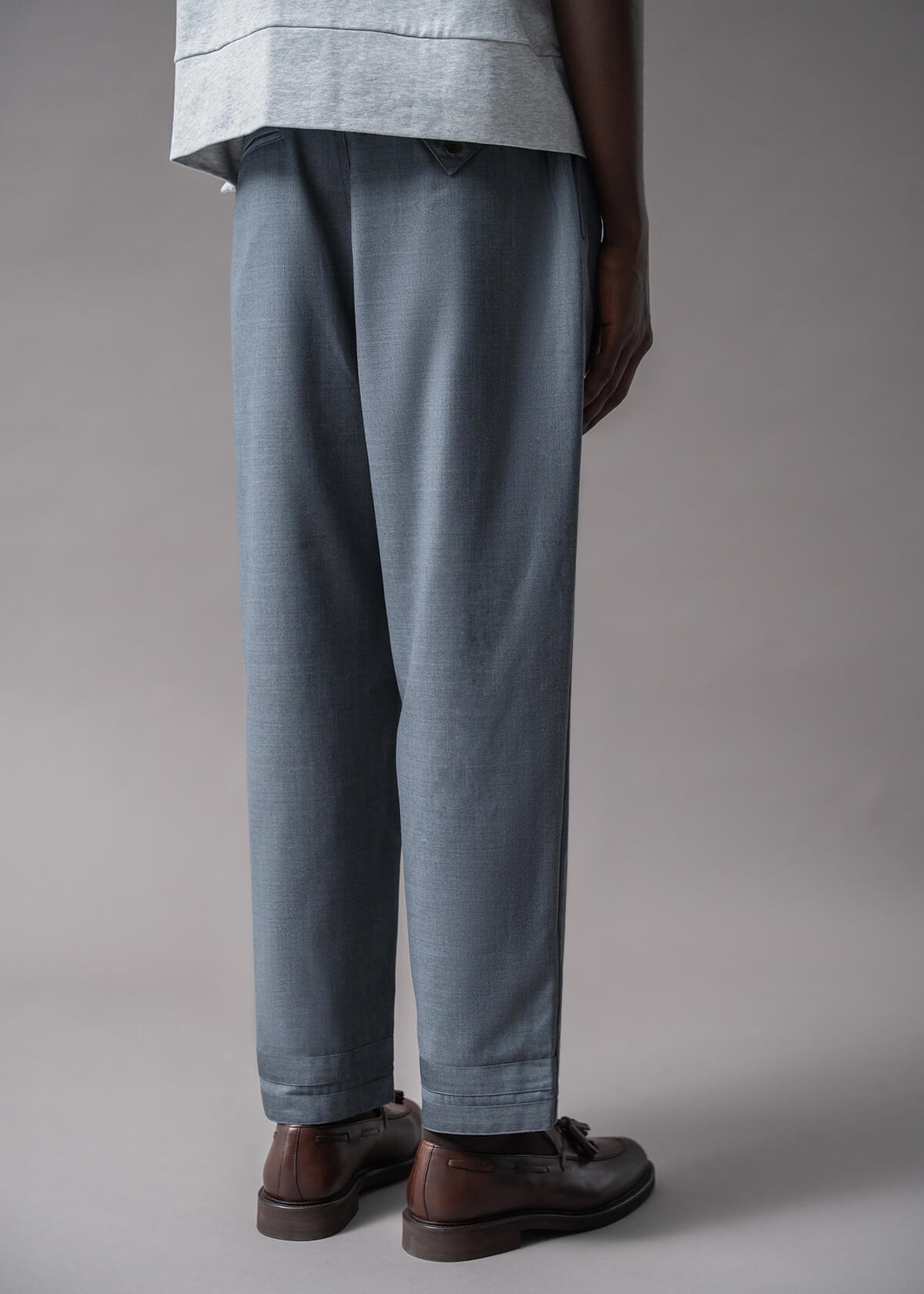 Descendant of Thieves NYC Wool Blend: Raven Fit Pants