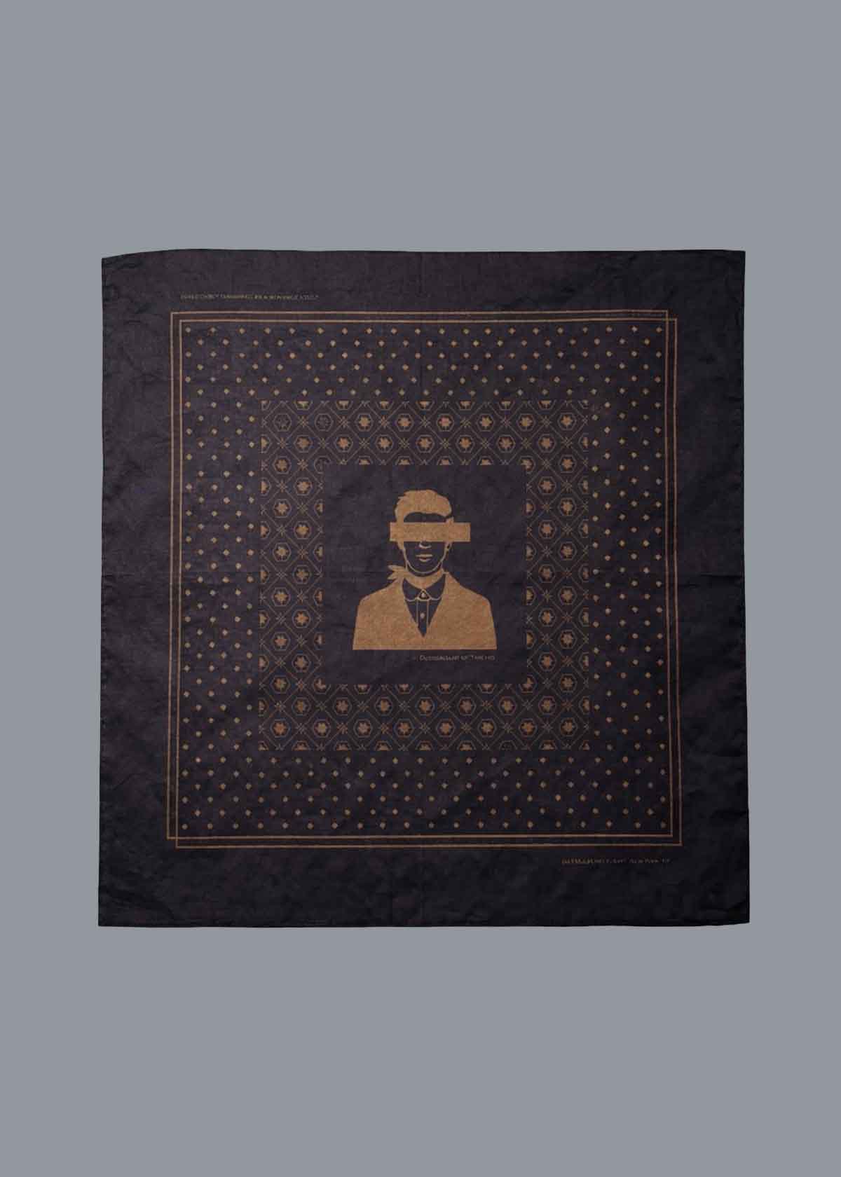 DOT Printed Neckwear Black