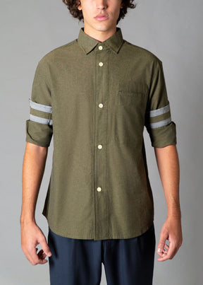 Chambray Heather Olive Rlx Fit