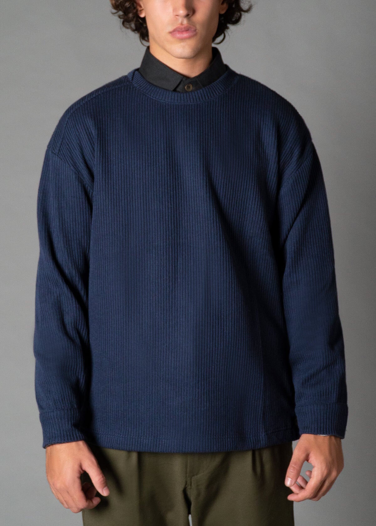 Crespo 450G Knit Navy