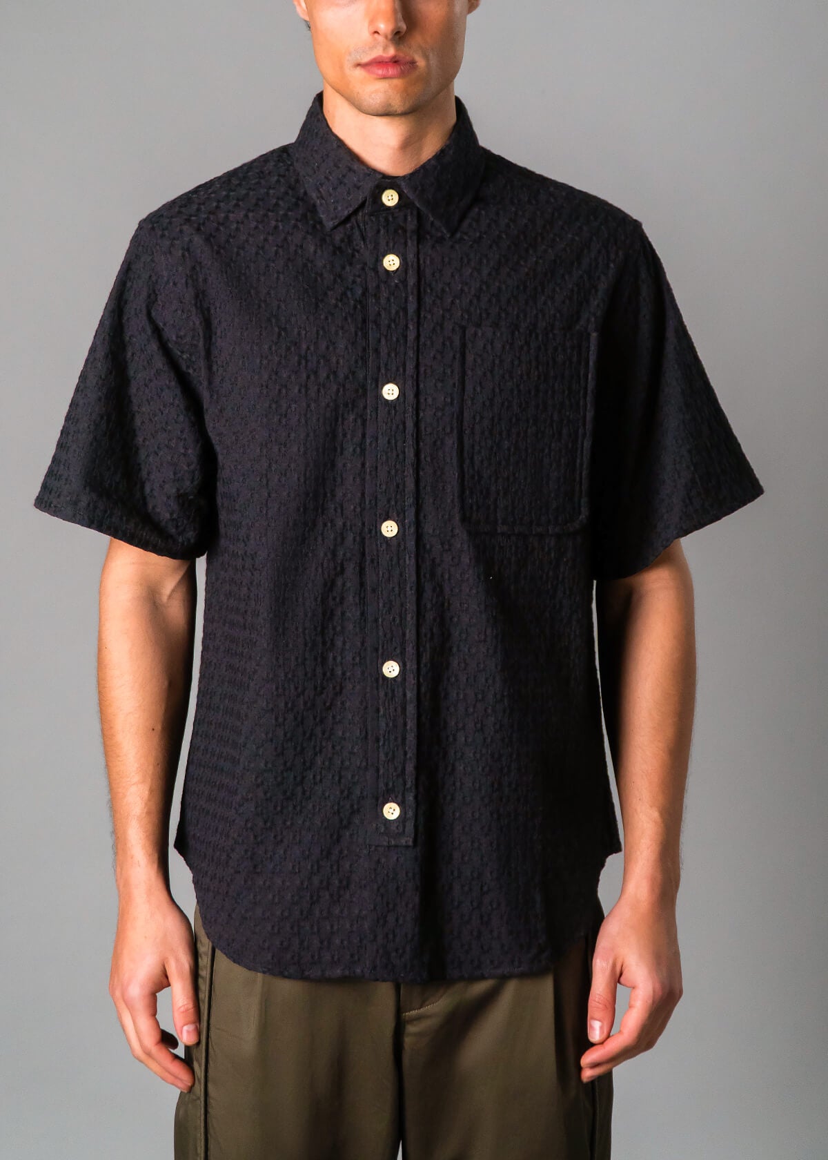 Italy Embroidery Star Black