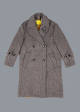 Officer's Topcoat Charcoal Plaid