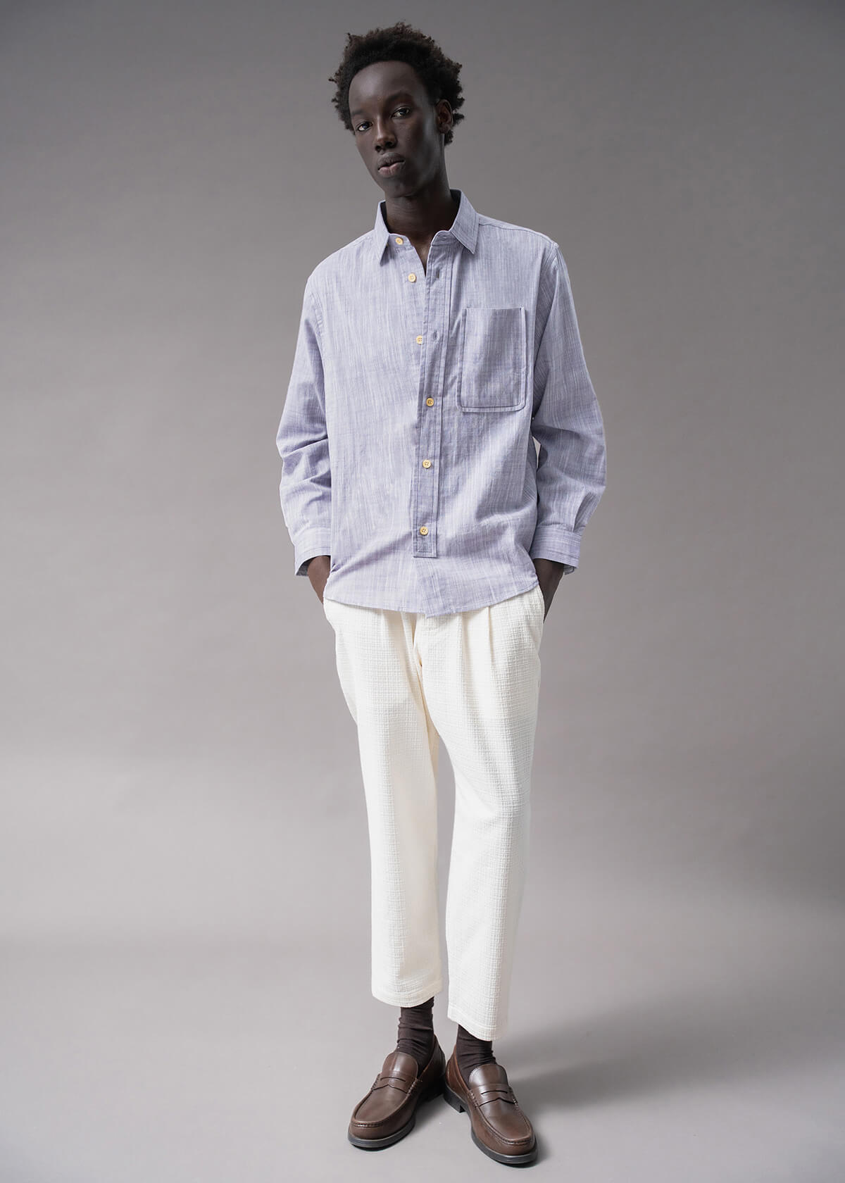 Feather Cross-X Grey