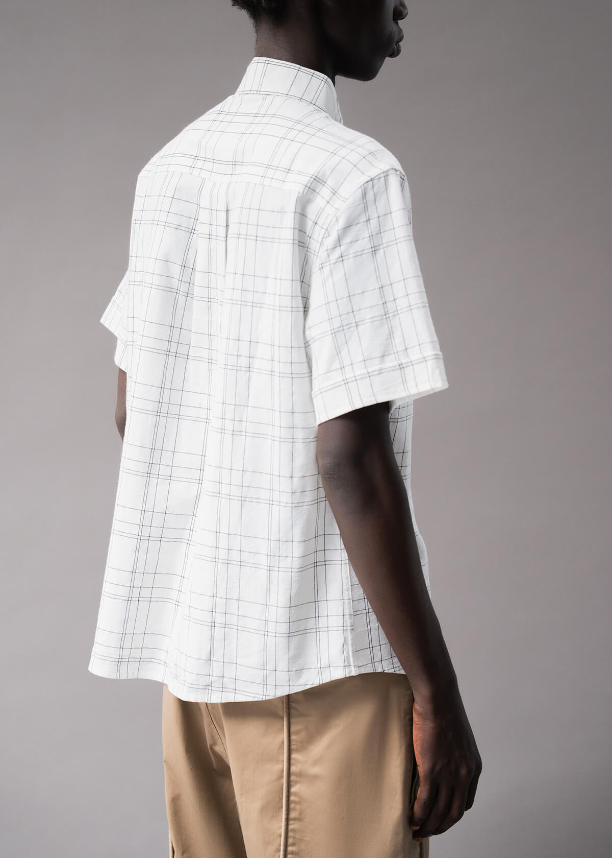 Tron 2-D Plaid White