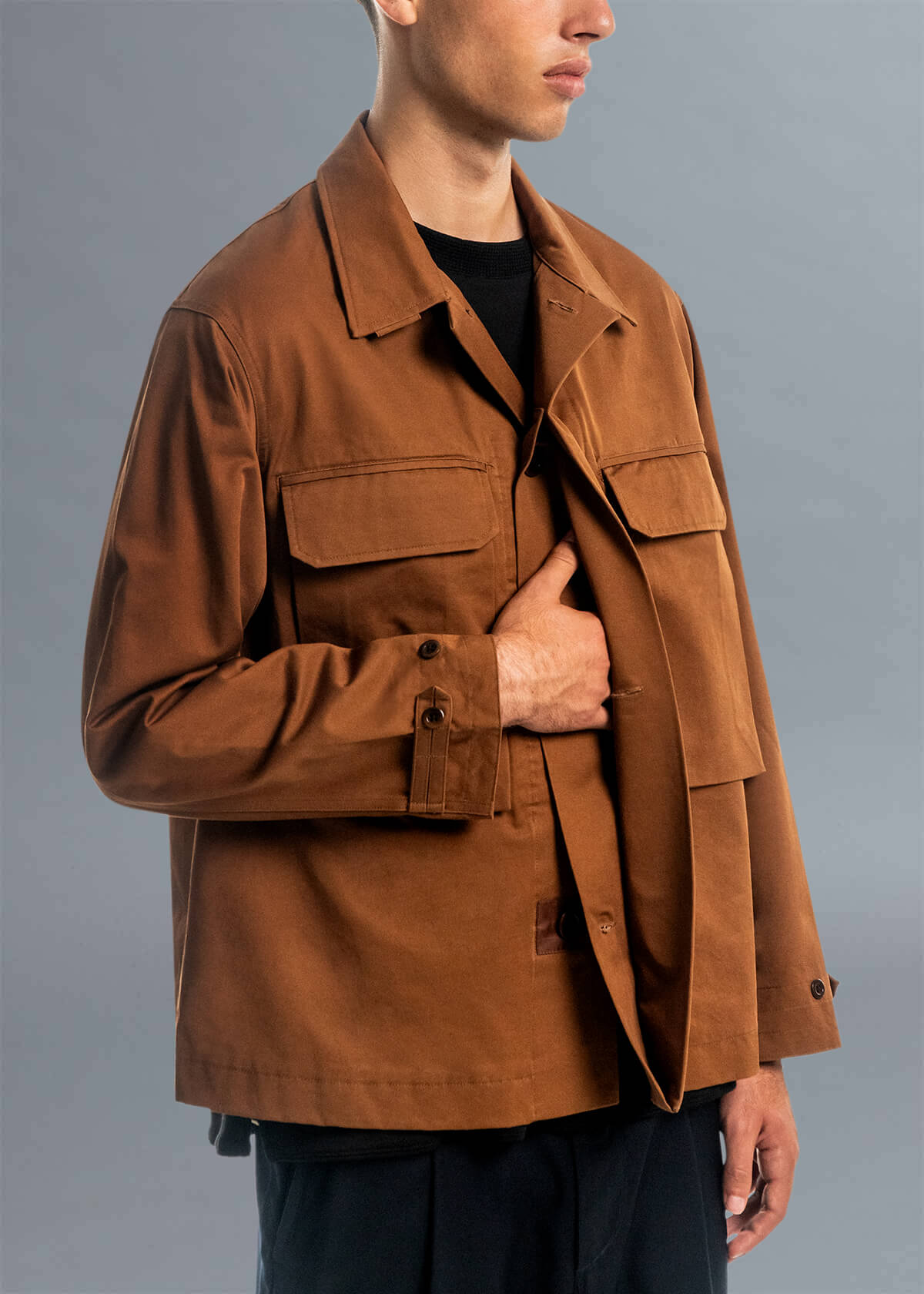 Khaki Gold Twill Cavalier