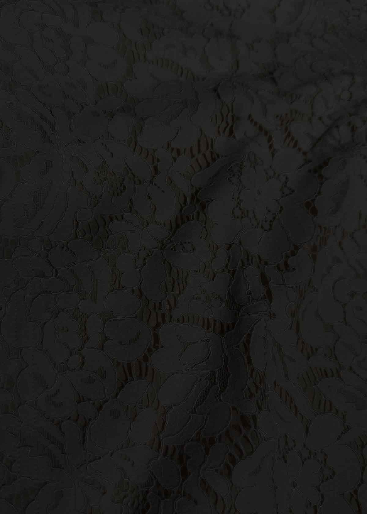 Lace d'Floral Black