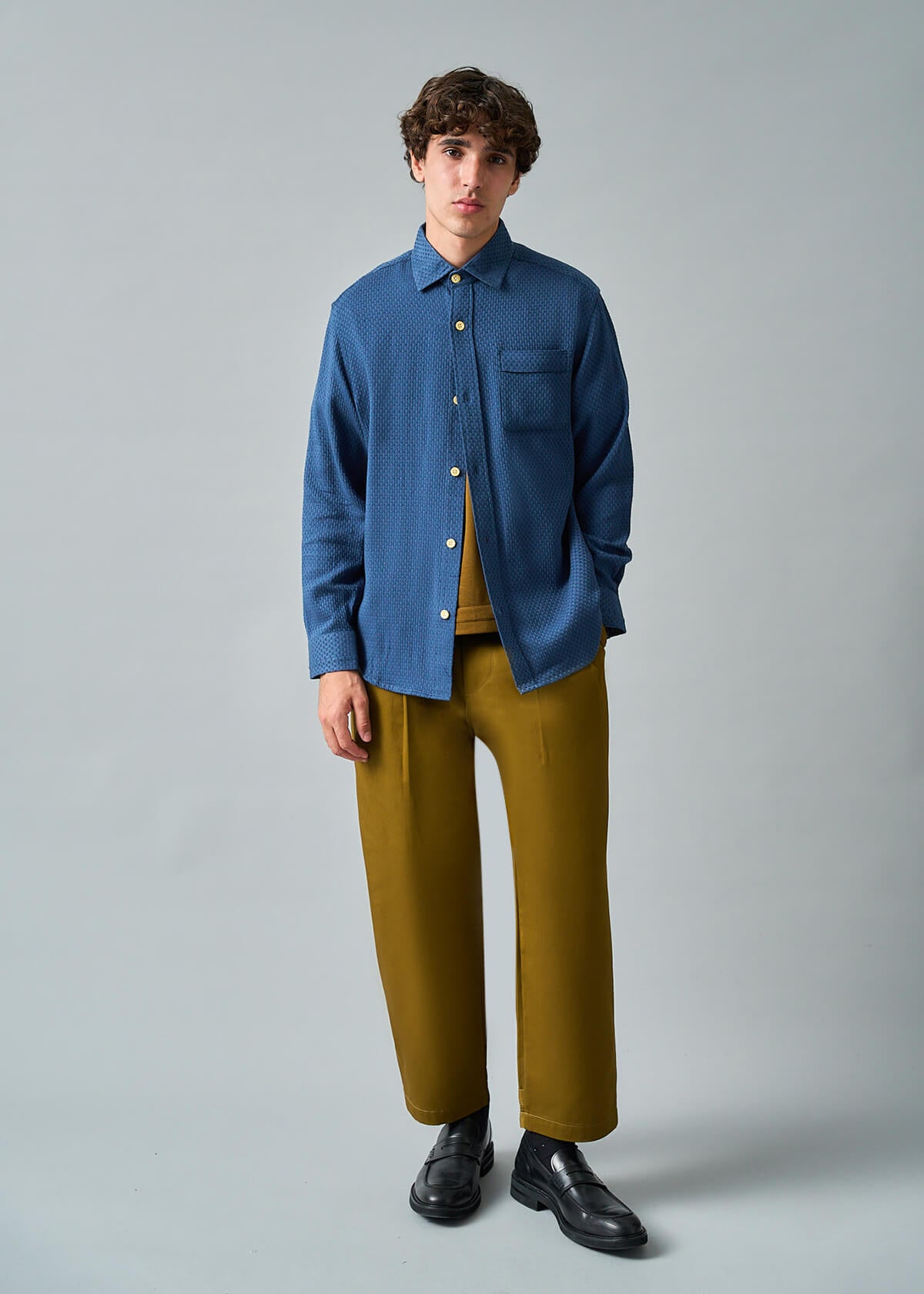 Inter-Weave Navy Shirt