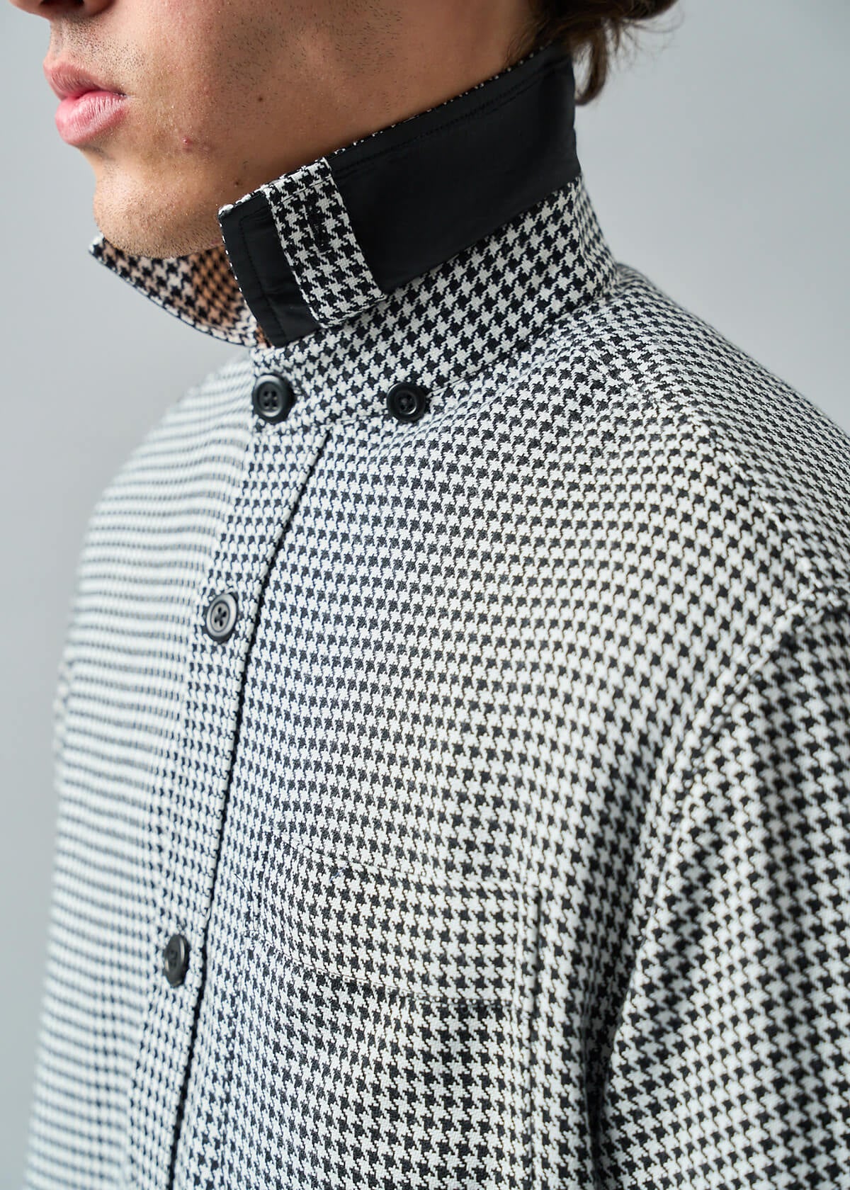 B&W Houndstooth Shirt