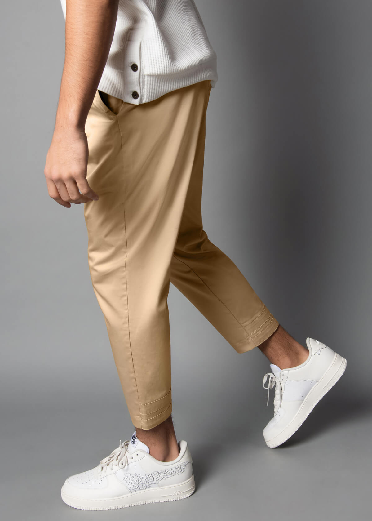 Boxer Fit: Sateen Light Khaki