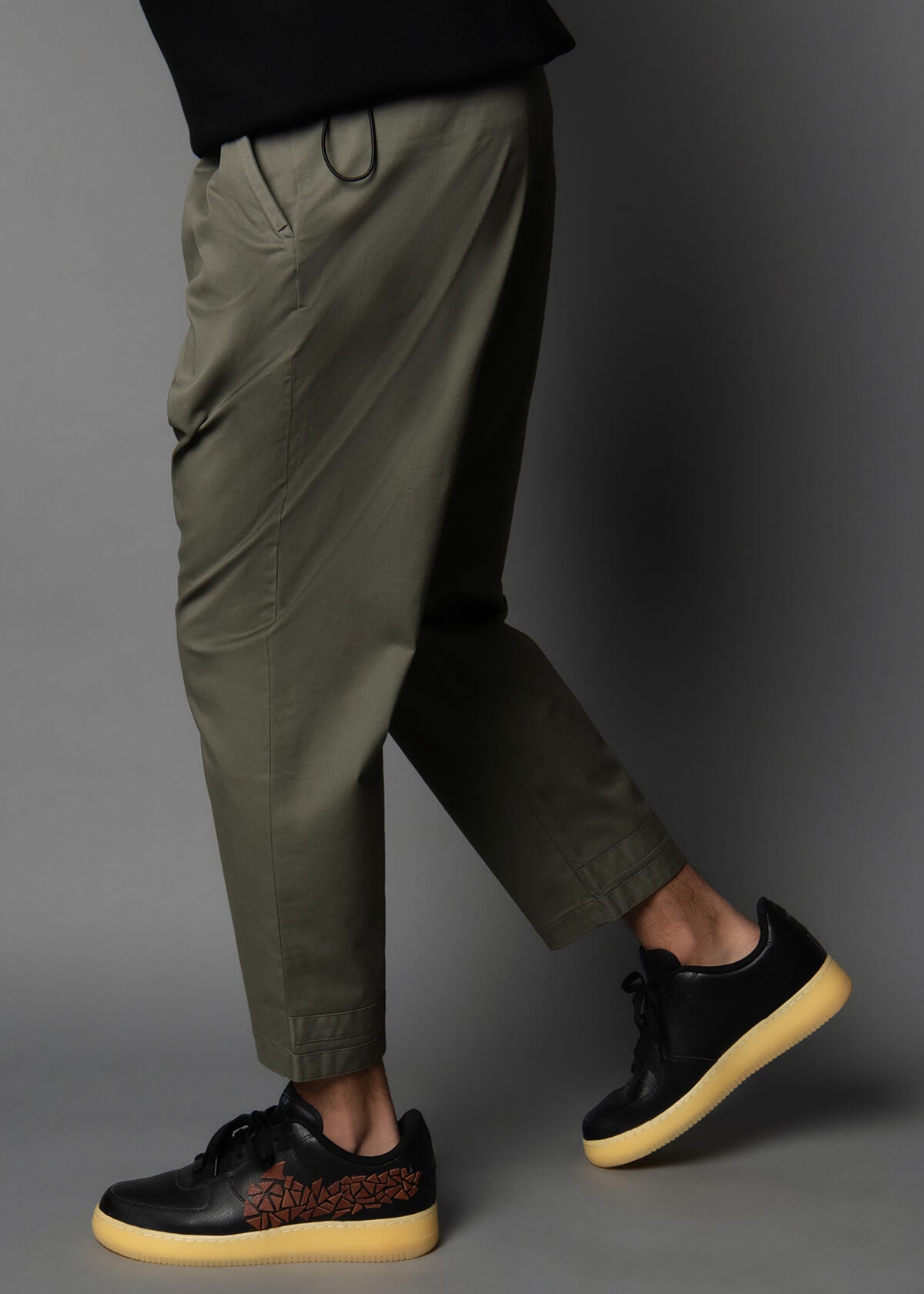 Olive Twill: Boxer Fit