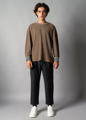 Private Cut Sweater Taupe