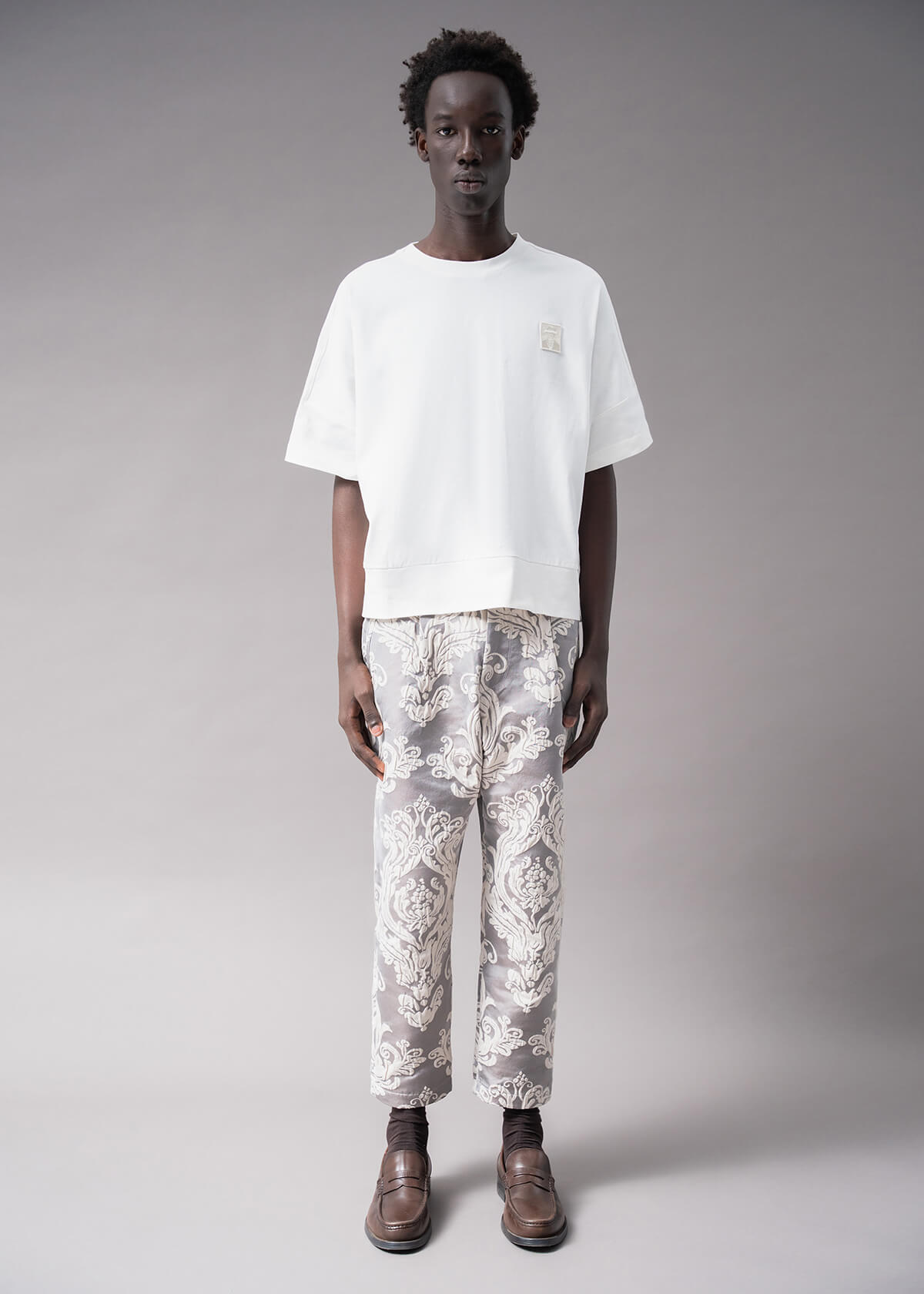 Hand Loom Jacquard Pant: Boxer Fit