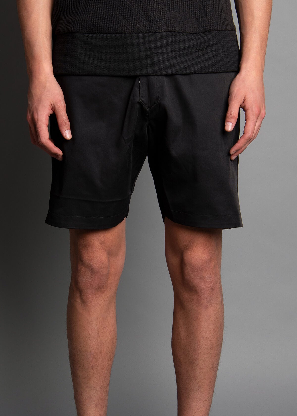 black reversible men's short