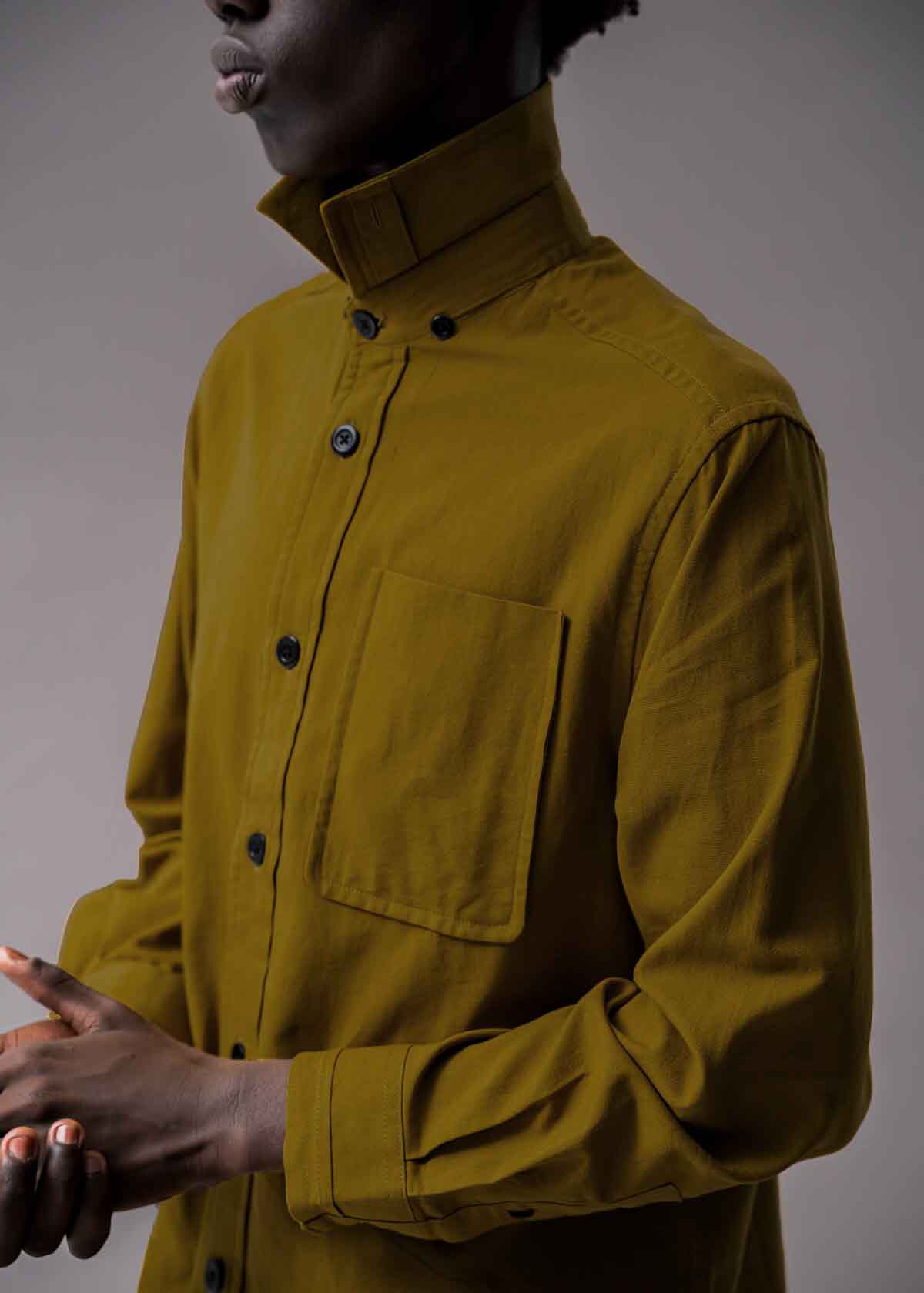 Descendant of Thieves NYC Drop Plkt Canvas Shirt