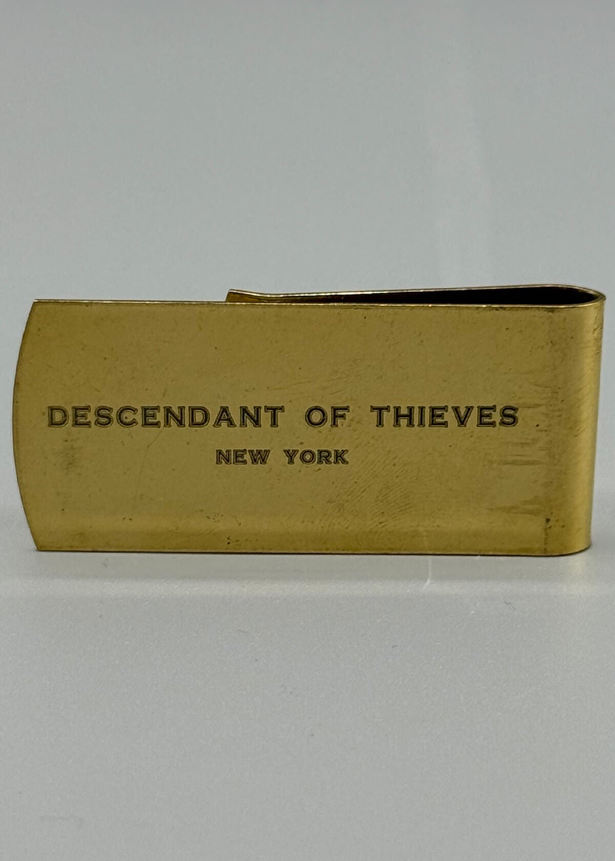 Thieves Brass Vintage Money Clip